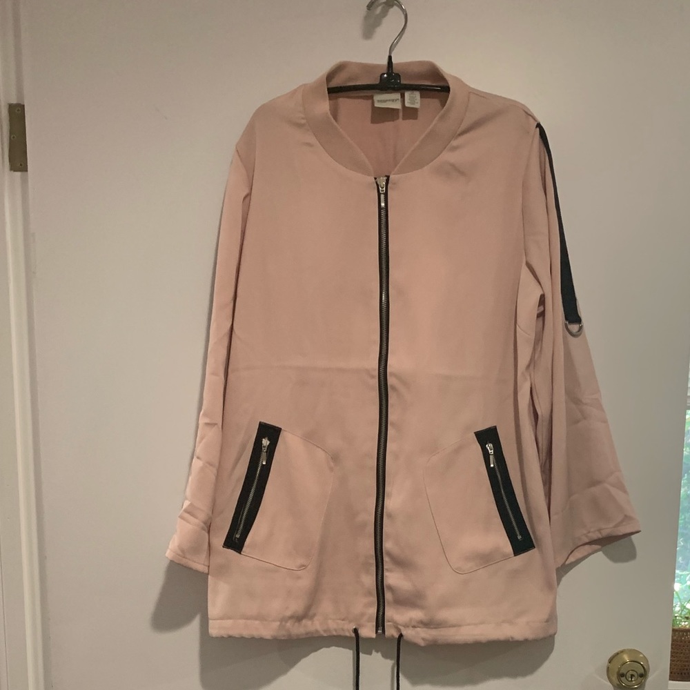 Chico’s Pale Pink Jacket - Adjustable Sleeves